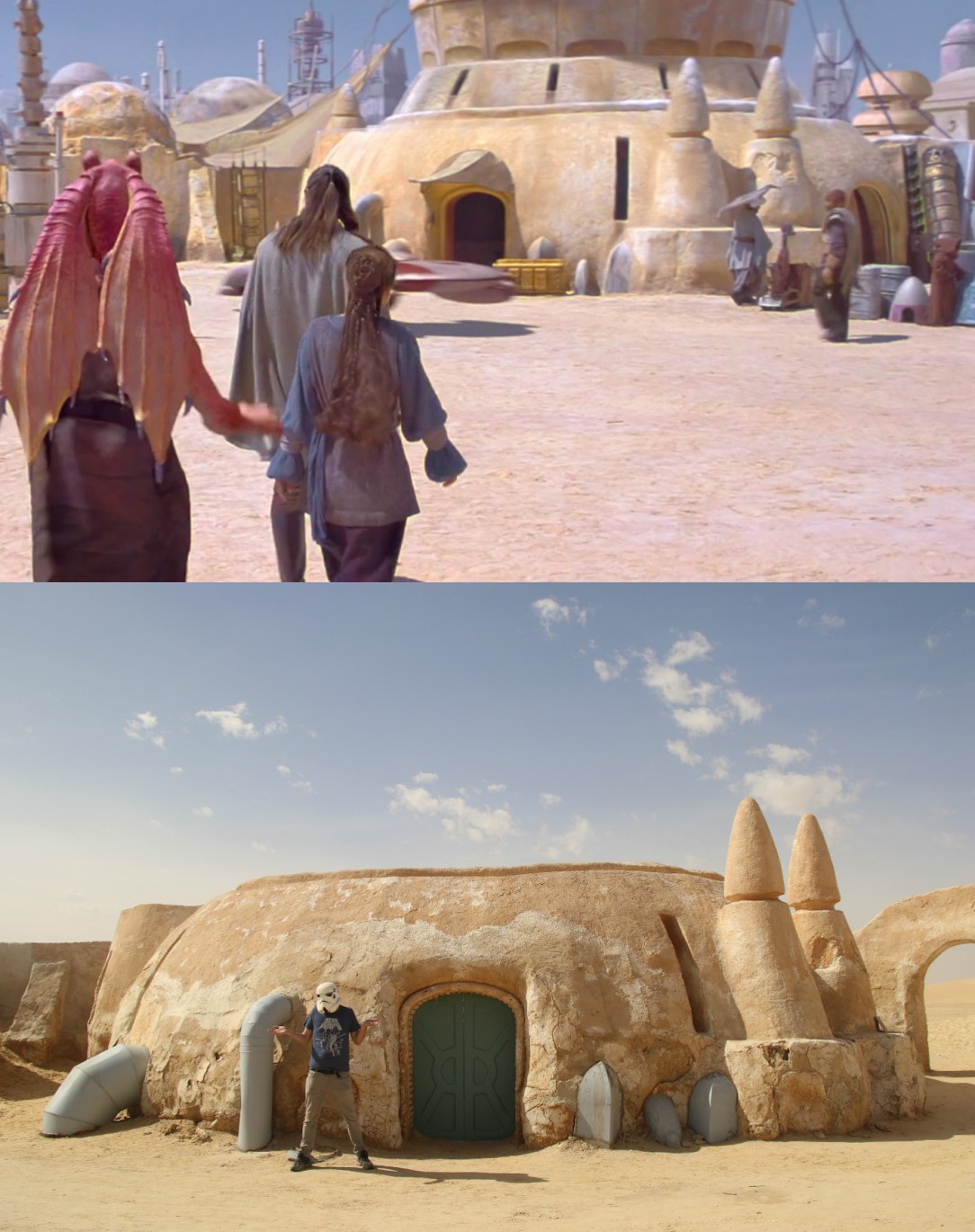 Star Wars Locations: Mos Espa set from Phantom Menace in Tunisia