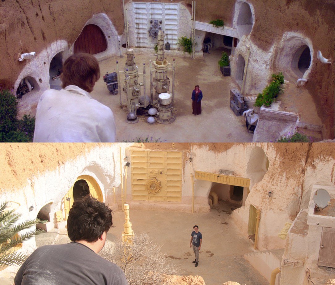 Star Wars Filming Locations: Talking to Aunt Beru at the Sidi Driss Hotel in Matmata, Tunisia
