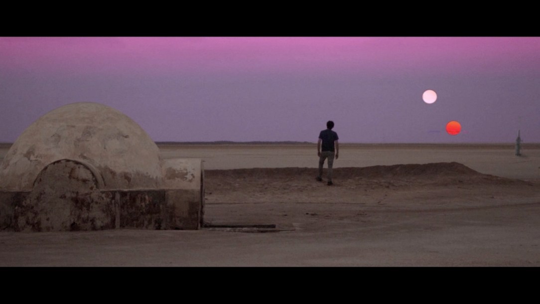 Star Wars Filming Locations: Recreating the binary sunset shot at the Lars Homestead in Tunisia